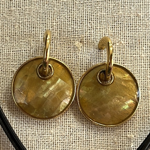 Lia Sophia Set Choker with Golden Pendant and Matching Earring - Picture 6 of 8